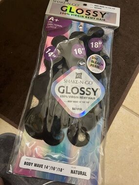 Glossy 100% Virgin Remy Hair - Natural Body Wave (14"/16"/18")